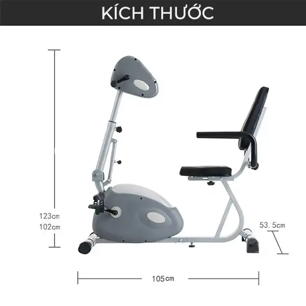 Xe đạp tập phục hồi chức năng điện T698 