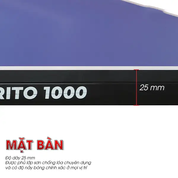 Bàn bóng bàn Rainbow - Harito 1000