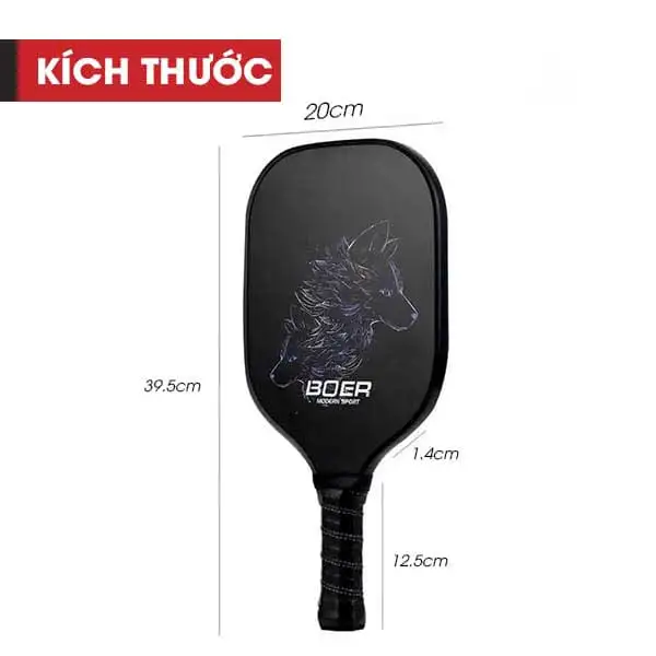 Kích thước vợt Pickleball PK03