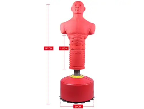Kích thước hình nộm tập võ Silicon