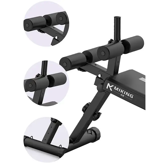 Thanh cố định tập chân được bọc mút dày 7 cm thoải mái và hạn chế chấn thương