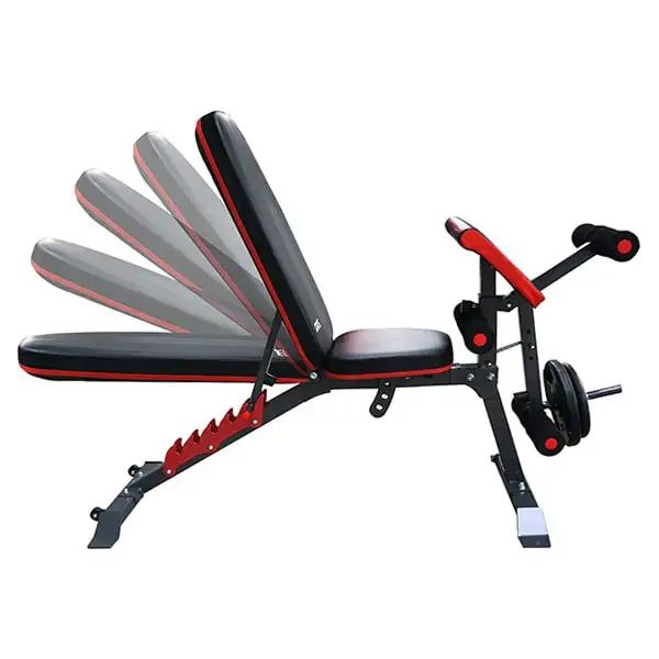 Lưng tựa của ghế tập Gym đa năng DDS-1205 có thể điều chỉnh độ dốc