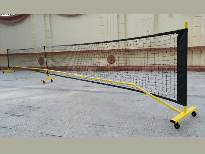 Hình ảnh thực tế trụ lưới di động Pickleball tại Thể Thao Thiên Trường