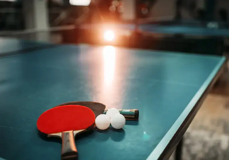 Bàn bóng bàn cần được vệ sinh định kỳ để bảo vệ độ bền