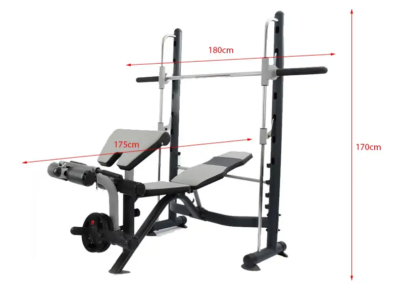 kích thước ghế tập tạ FX32