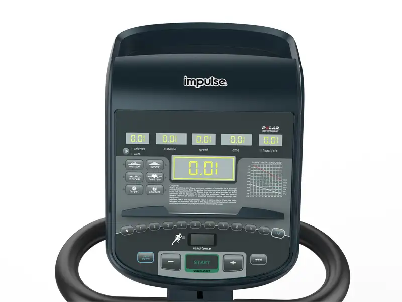 Xe đạp tập Impulse Pro có tựa RR700 6 Bảng điều khiển điều chỉnh dễ dàng