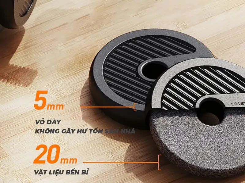 Bộ tạ đa năng 4 in 1 loại 40kg 6 Đĩa tạ
