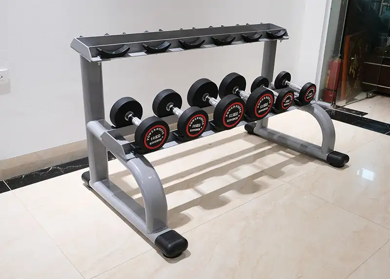 Giá để tạ 2 tầng (loại 6 cặp) HQ-06 9 Giá để tạ 2 tầng HQ-06