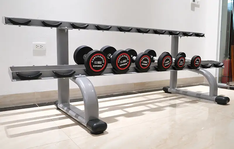 Giá để tạ 2 tầng loại 10 cặp HQ-10 8 Giá để tạ 2 tầng HQ-10