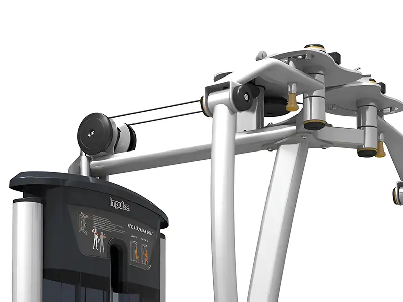 Máy ép ngực vai Impulse IT9515 (Pec Fly - Rear Delt) 11 Hệ thống dây cáp và ròng rọc