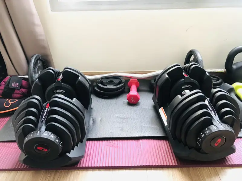 Hình ảnh tạ tay điều chỉnh Bowflex 1090