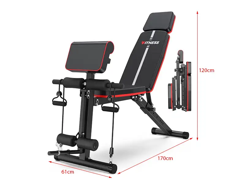 Kích thước ghế tập gym đa năng SP0336