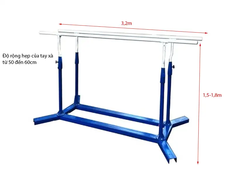 Xà kép tiêu chuẩn 4 Kích thước của xà kép tiêu chuẩn