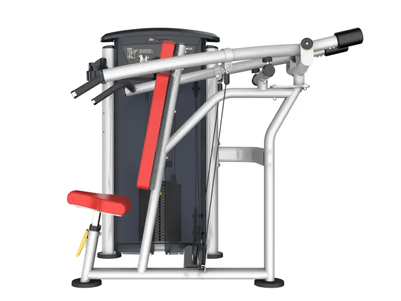 Máy tập cơ vai Impulse IT9512 (Shoulder Press) 6 Khung máy làm từ thép dày chắc chắn và chịu lực tốt