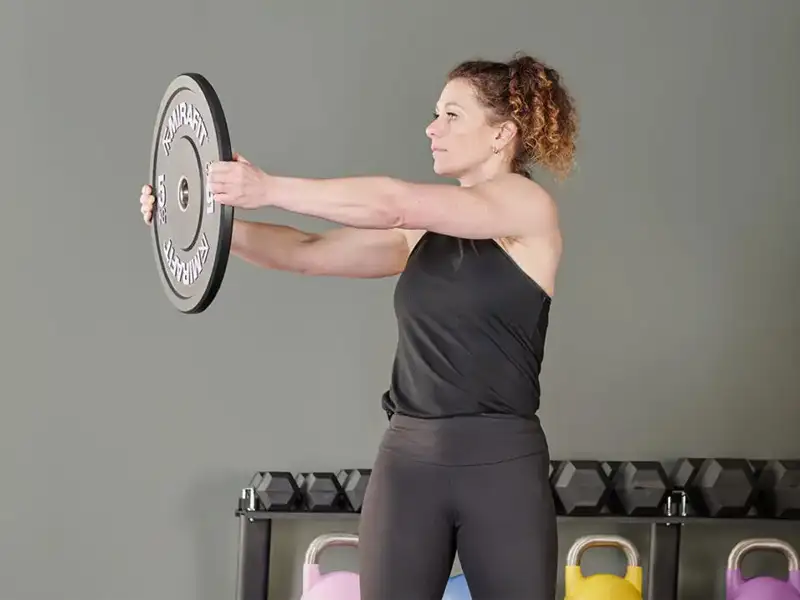 Bánh tạ gang (28.000/Kg) 9 Bài tập Plate Standing Twists