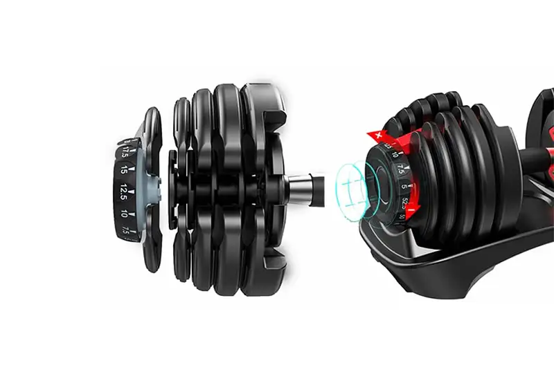 Tạ tay Bowflex 552 (24kg / 1 quả) 7 Chốt tạ thông minh t