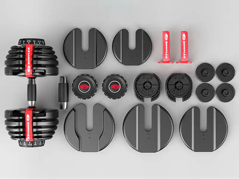 Tạ tay Bowflex 552 (24kg / 1 quả) 8 Bánh tạ