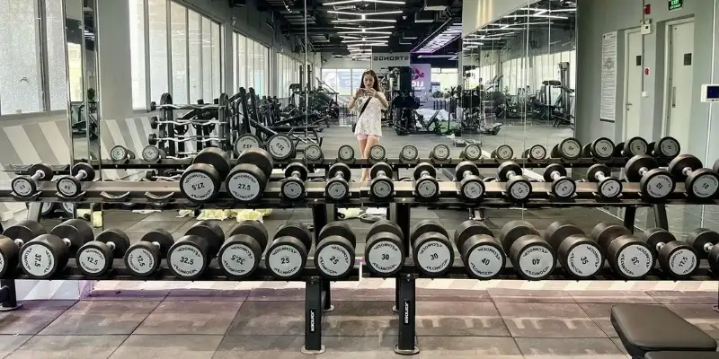 Tạ tay Technogym (70.000/Kg) 6 Tạ Technogym có nhiều mức tạ khác nhau