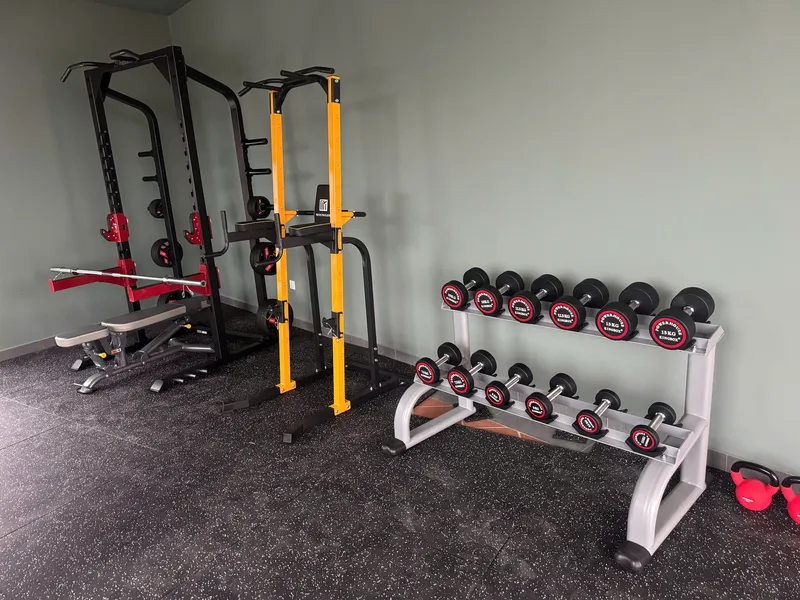 phòng tập mini trên tầng tum