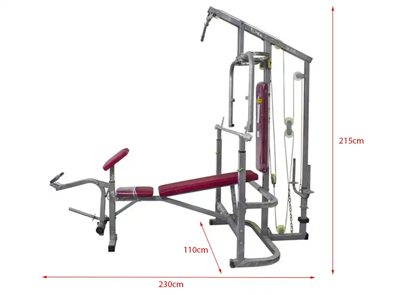 kích thước ghế tập tạ ben 601502