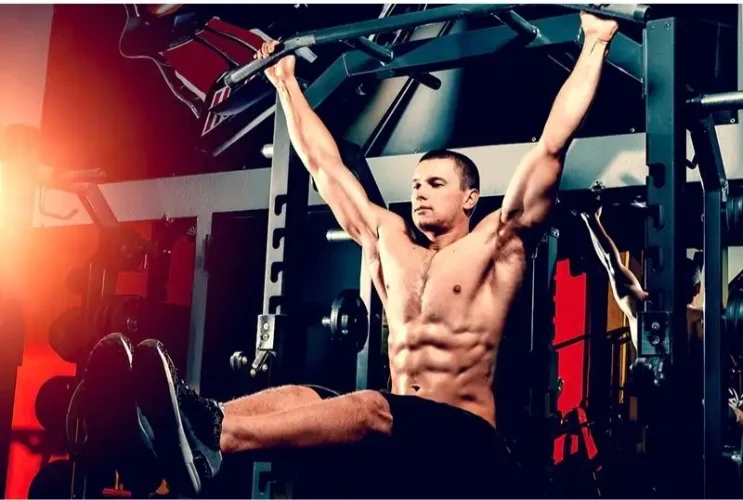 bài tập cơ bụng với xà đơn