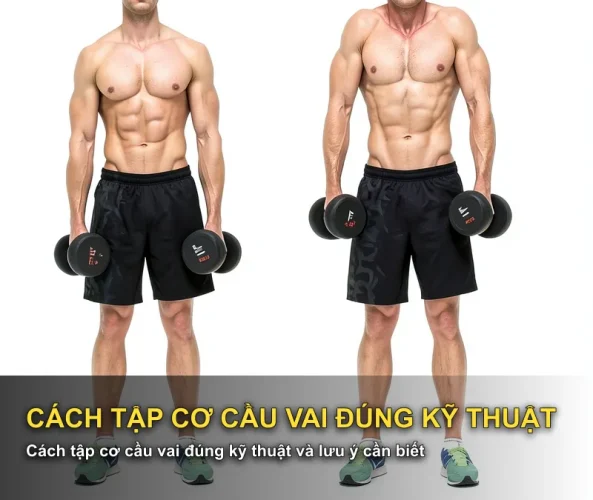 Cách tập cơ cầu vai đúng kỹ thuật và lưu ý cần biết